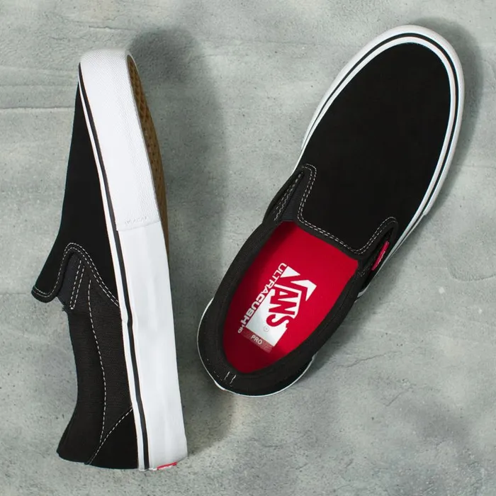BMX Shoes MenWomen Vans SlipOn Pro Blackwhitegum BMX Shoes MenWomen Vans SlipOn Pro Blackwhitegum