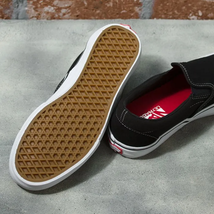 BMX Shoes MenWomen Vans SlipOn Pro Blackwhitegum BMX Shoes MenWomen Vans SlipOn Pro Blackwhitegum