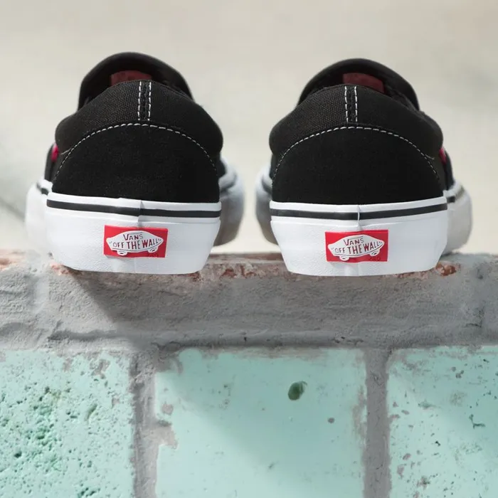 BMX Shoes MenWomen Vans SlipOn Pro Blackwhitegum BMX Shoes MenWomen Vans SlipOn Pro Blackwhitegum