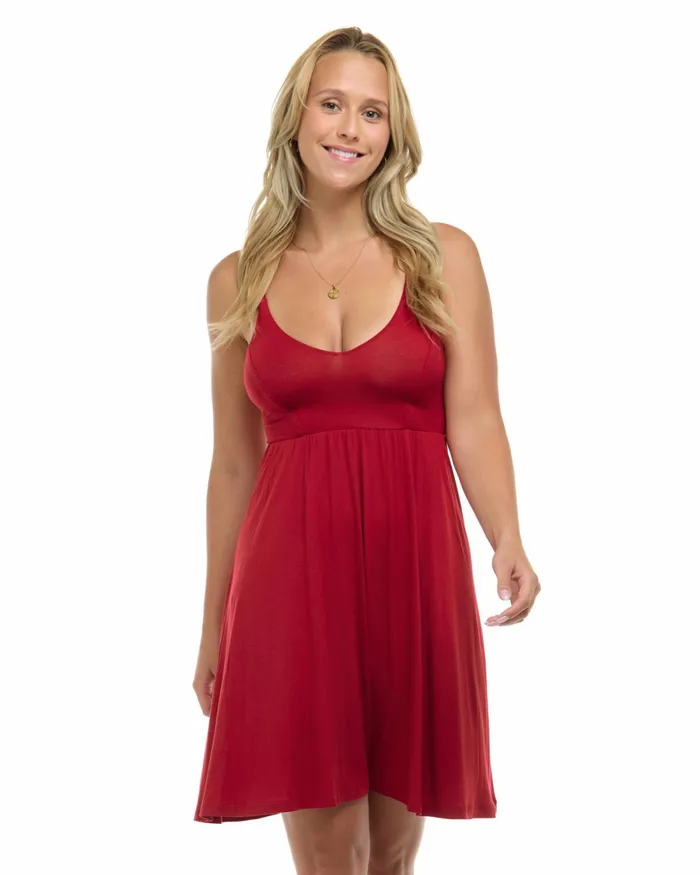 Body Glove CoverUps Ivy Dress 8211 Cranberry 8211 Women