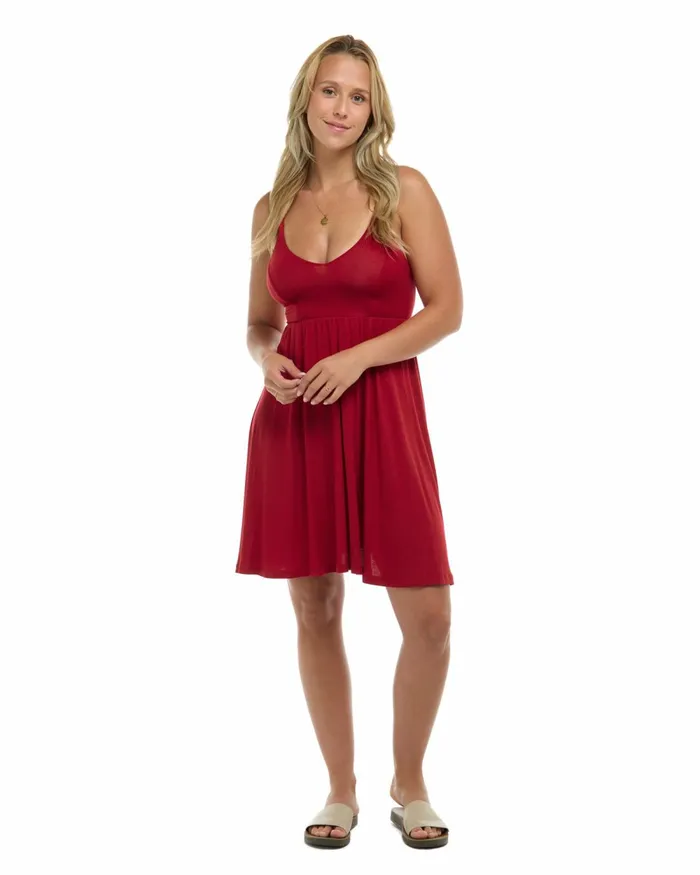 Body Glove CoverUps Ivy Dress 8211 Cranberry 8211 Women