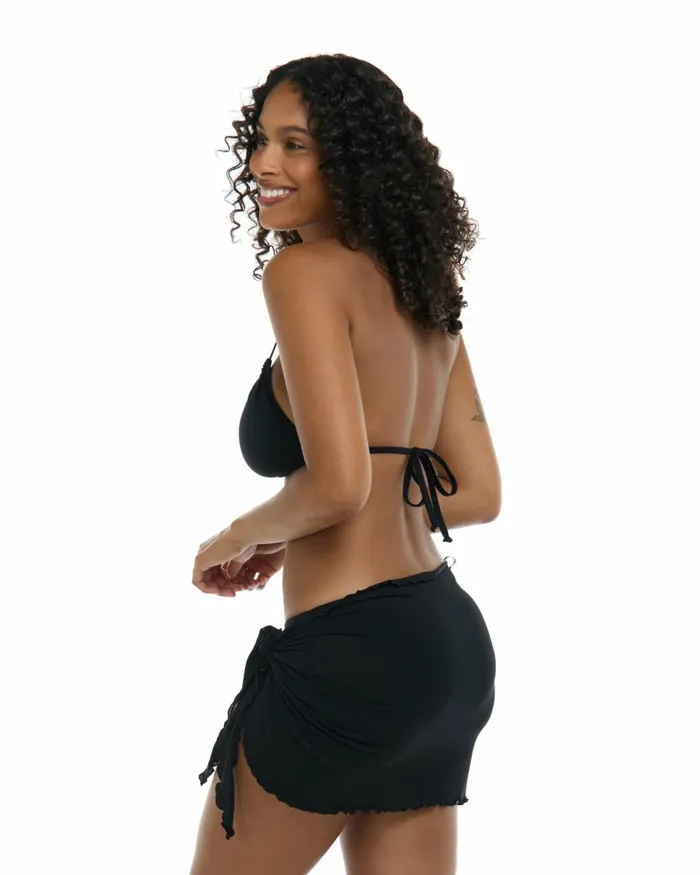 Body Glove CoverUps Smoothies Sarong Skirt 8211 Black 8211 Women
