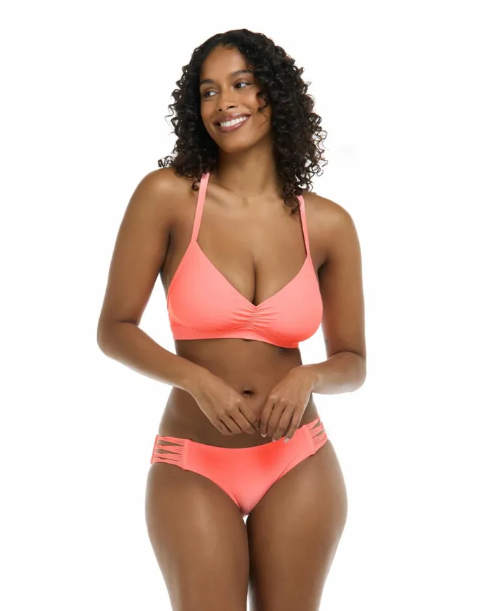 Body Glove DF Cup Tops Smoothies Drew DF Cup Swim Top 8211 Coral 8211 Women