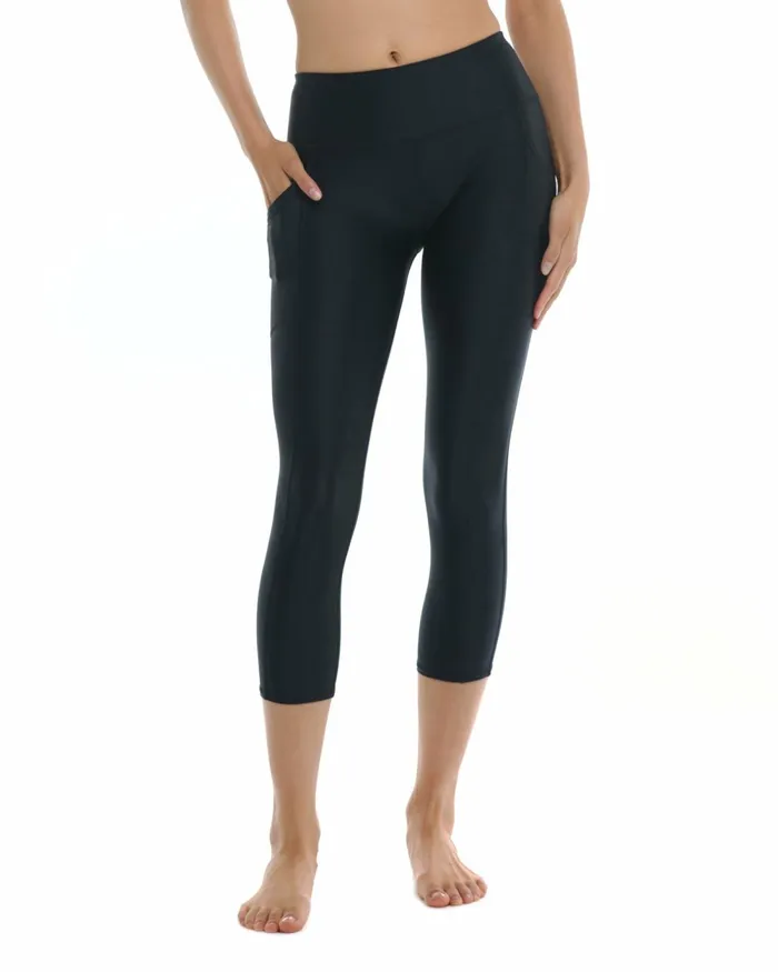 Body Glove Gym To Swim Smoothies Vigor CrossOver Capri 8211 Black 8211 Women