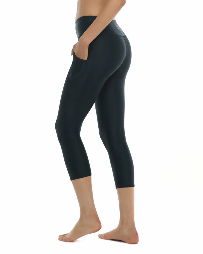 Body Glove Gym To Swim Smoothies Vigor CrossOver Capri 8211 Black 8211 Women