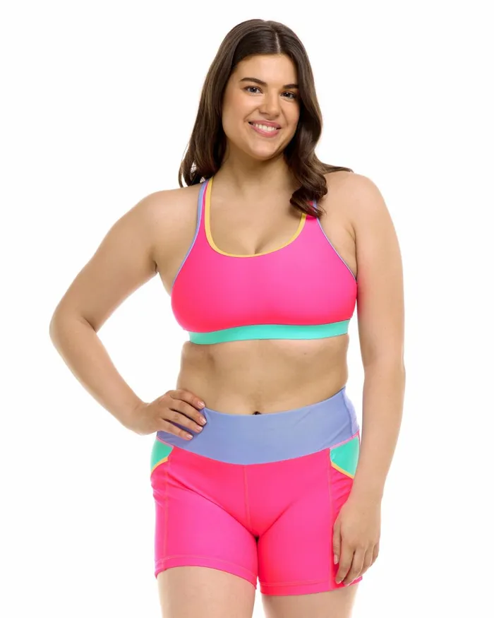 Body Glove Gym To Swim Vibration Equalizer Sports Bra 8211 Bubble Gum 8211 Women Body Glove Gym To Swim Vibration Equalizer Sports Bra 8211 Bubble Gum 8211 Women