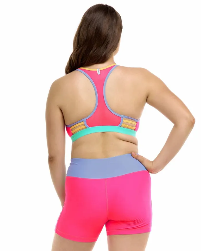 Body Glove Gym To Swim Vibration Equalizer Sports Bra 8211 Bubble Gum 8211 Women