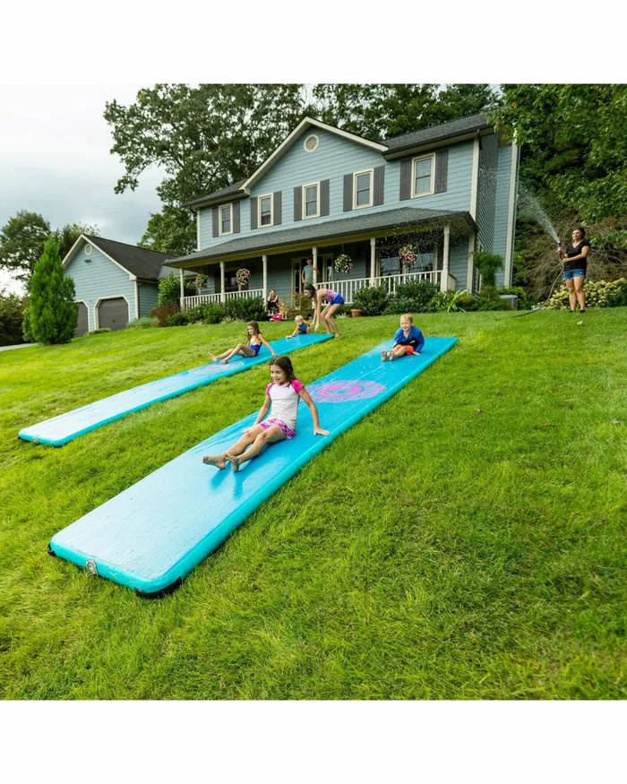Body Glove Inflatable Docks Aquabat 20039 Inflatable Backyard Bouncer And Floating Dock 8211 BluePink 8211 Boards