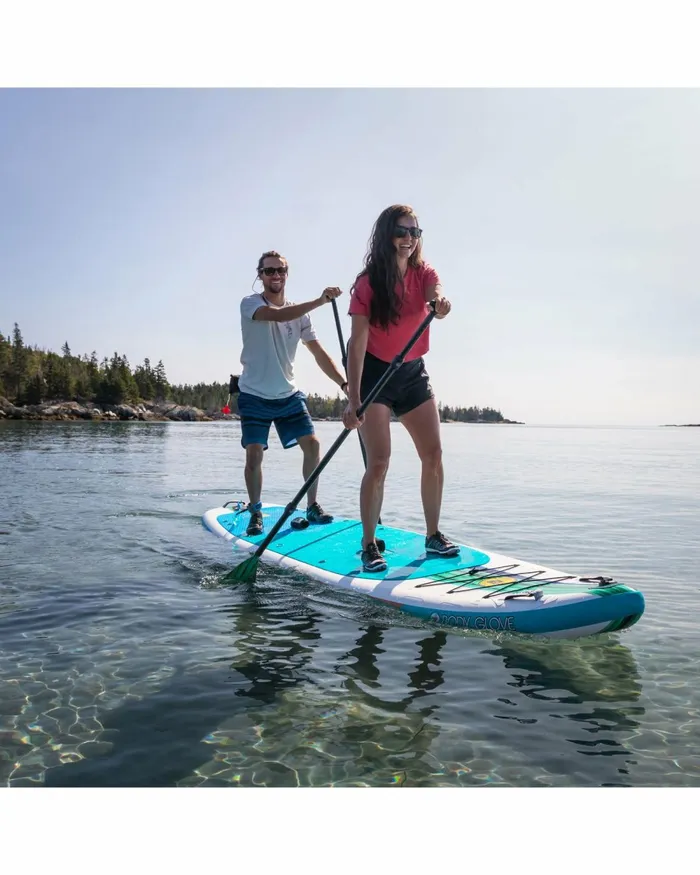 Body Glove Inflatable Kayaks Cruiser Duet 15039 Inflatable Combo Paddle Board Kayak 8211 TealWood 8211 Boards