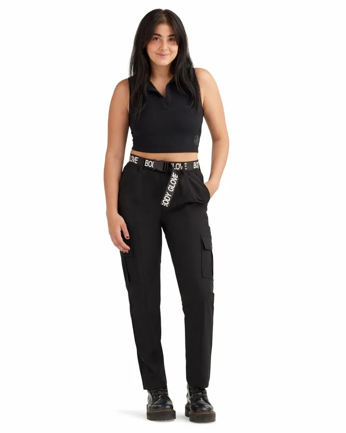 Body Glove New Arrivals Cargo Sport Pants 8211 Black 8211 Women