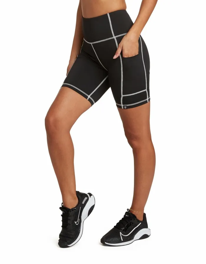 Body Glove New Arrivals Elevate The Look Biker Short 8211 Black 8211 Women