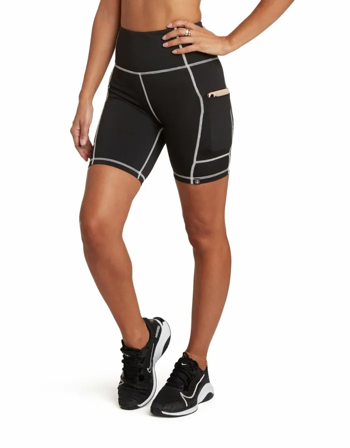 Body Glove New Arrivals Elevate The Look Biker Short 8211 Black 8211 Women