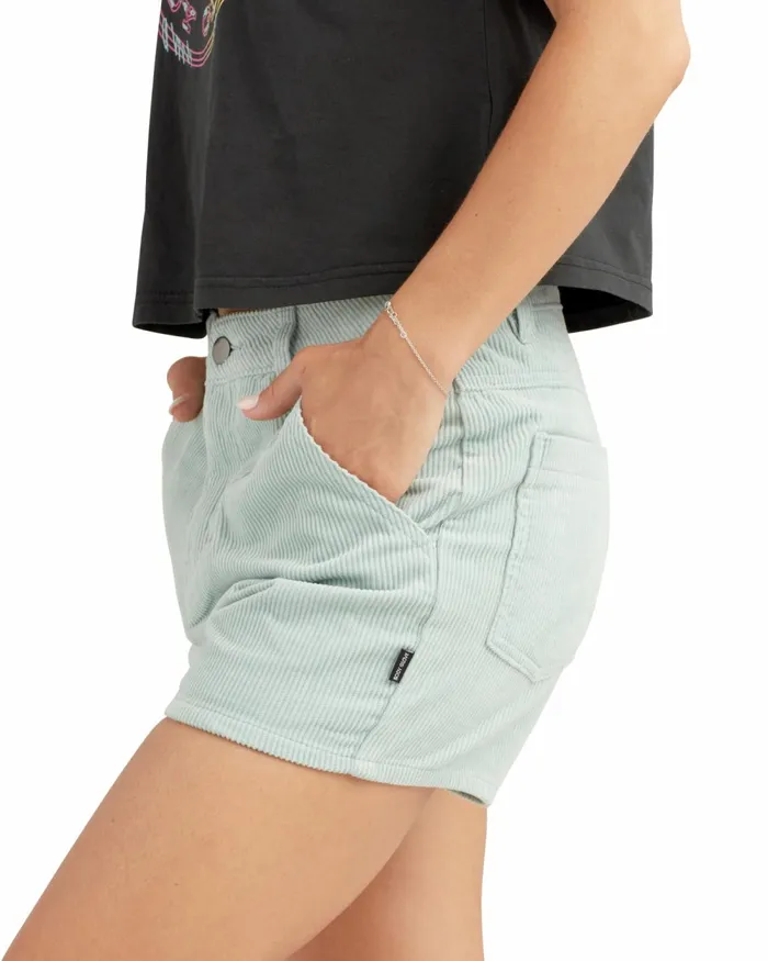 Body Glove New Arrivals Higher Road Corduroy Shorts 8211 Aqua Corduroy 8211 Women