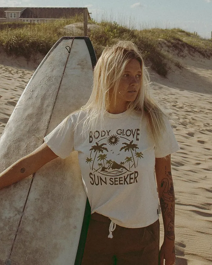 Body Glove New Arrivals Sun Seeker TShirt 8211 Cream 8211 Women
