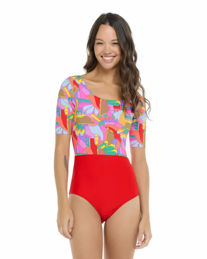 Body Glove OnePieces Artistry Kat OnePiece Swimsuit 8211 Artistry Multi 8211 Women Body Glove OnePieces Artistry Kat OnePiece Swimsuit 8211 Artistry Multi 8211 Women
