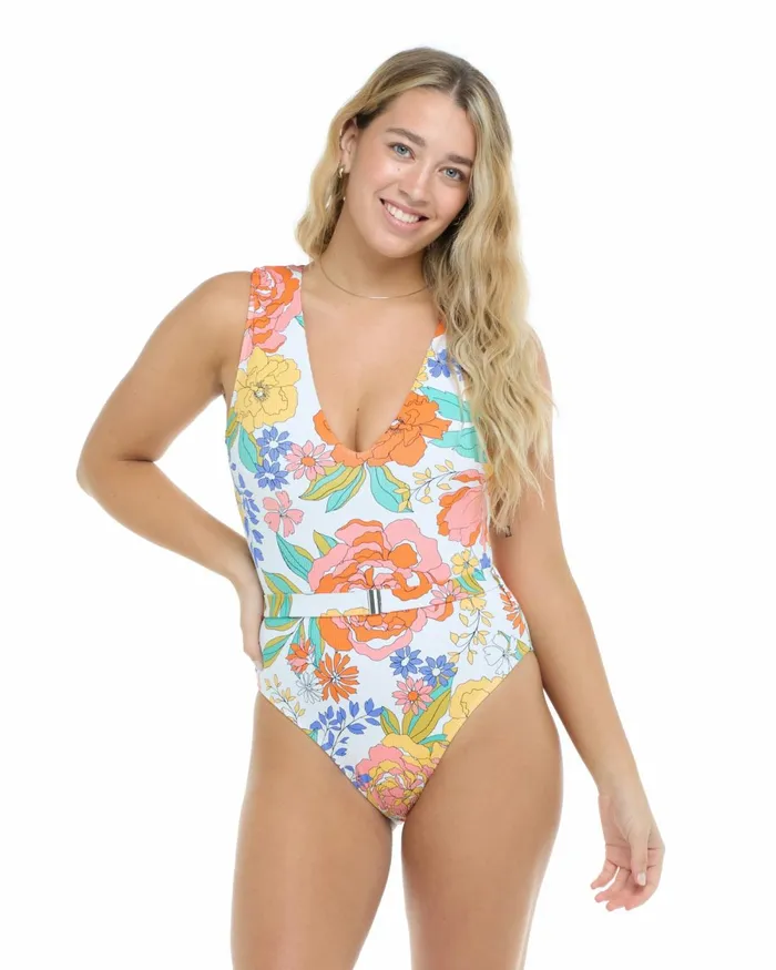 Body Glove OnePieces Imagine Ezry OnePiece Swimsuit 8211 Imagine Snow 8211 Women