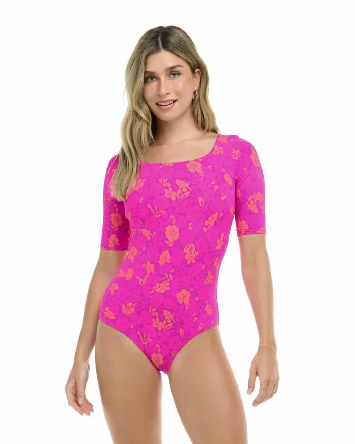 Body Glove OnePieces Puako Kat OnePiece Swimsuit 8211 Bubble Gum Puako 8211 Women