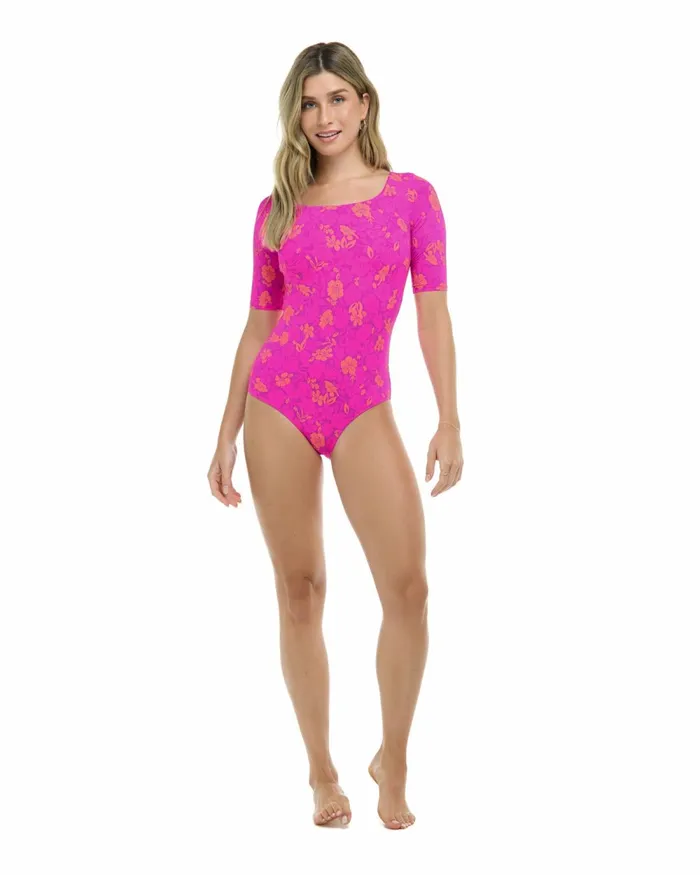 Body Glove OnePieces Puako Kat OnePiece Swimsuit 8211 Bubble Gum Puako 8211 Women