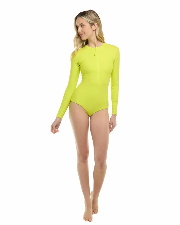 Body Glove OnePieces Smoothies Chanel OnePiece Swimsuit 8211 Key Lime 8211 Women