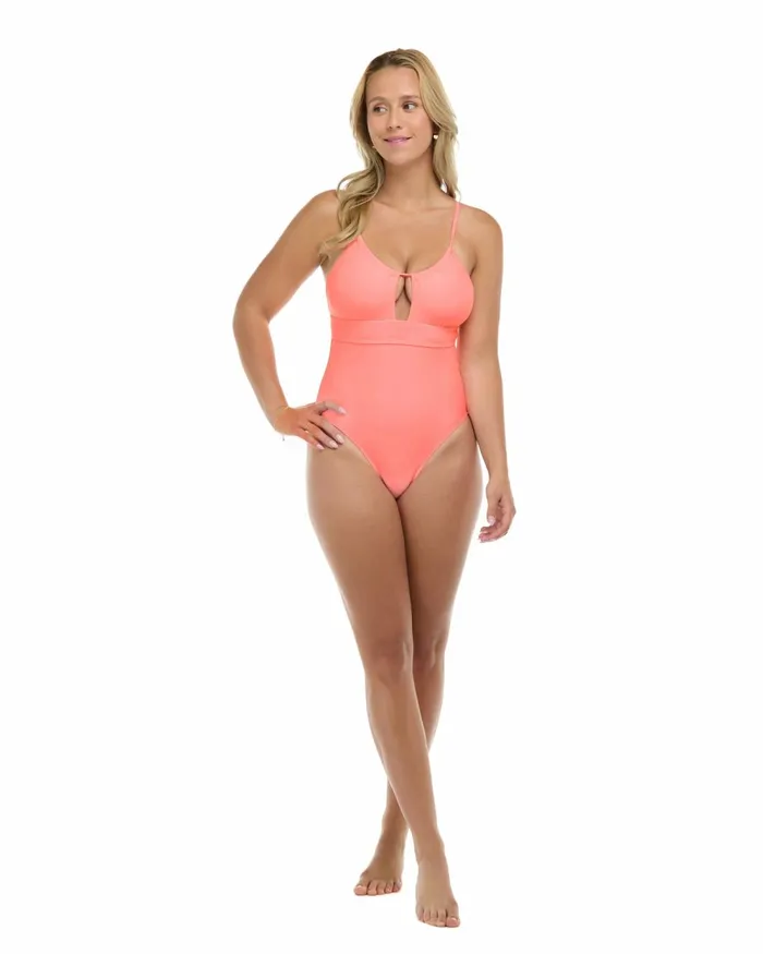 Body Glove OnePieces Smoothies Jessica OnePiece Tank DDD Cup 8211 Coral 8211 Women