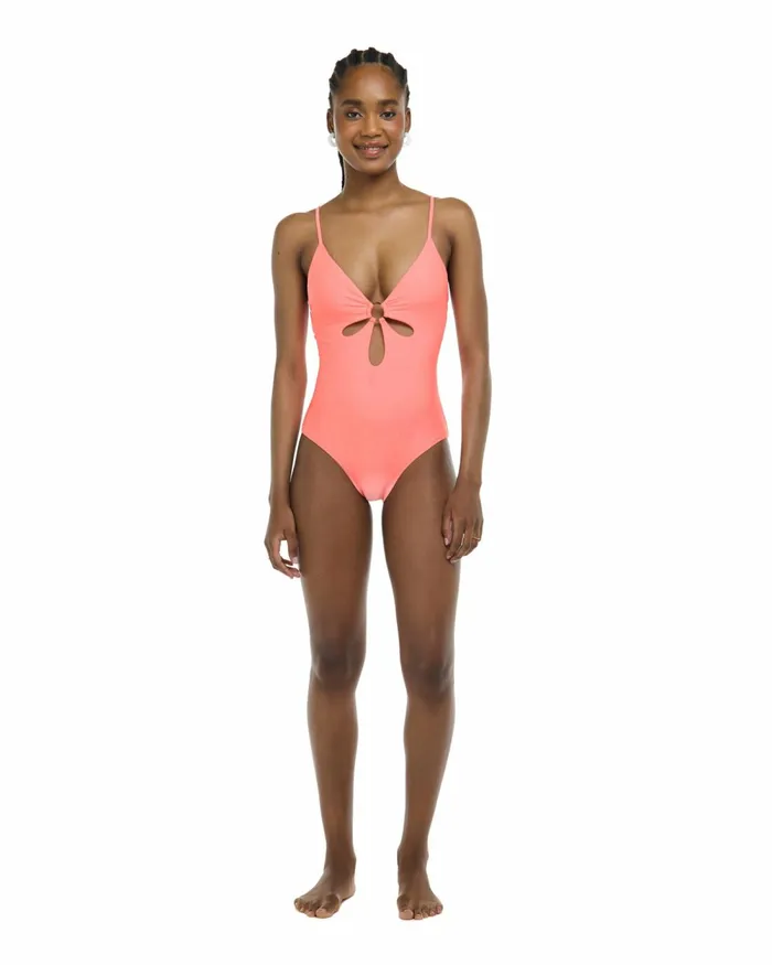 Body Glove OnePieces Smoothies Maddie OnePiece Tank Swimsuit 8211 Coral 8211 Women