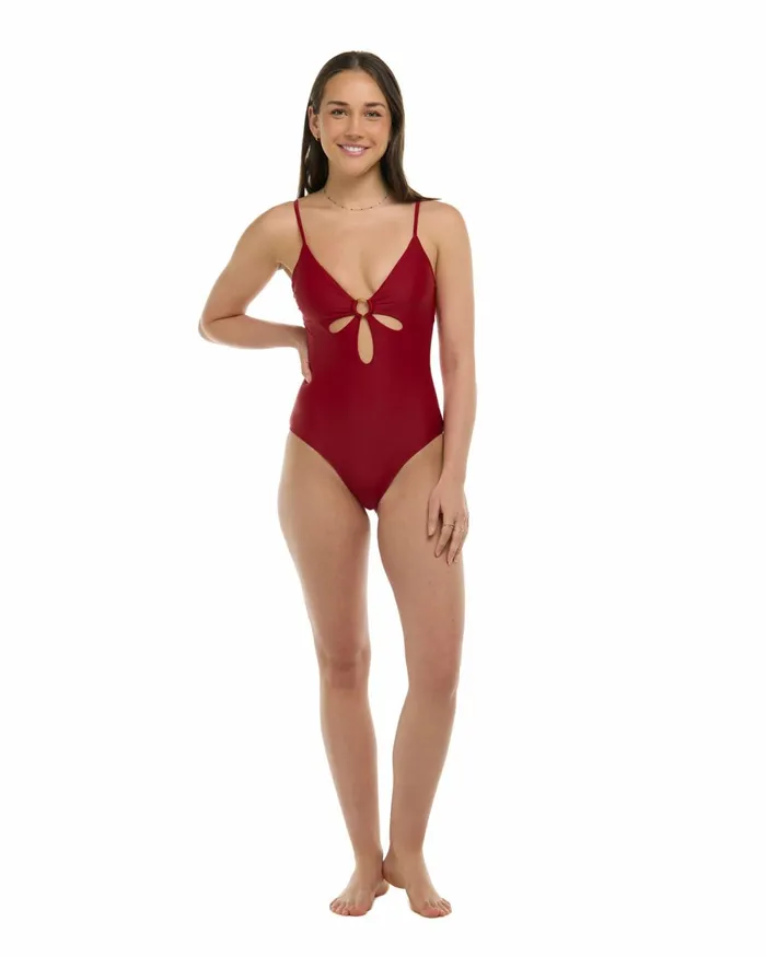 Body Glove OnePieces Smoothies Maddie OnePiece Tank Swimsuit 8211 Cranberry 8211 Women