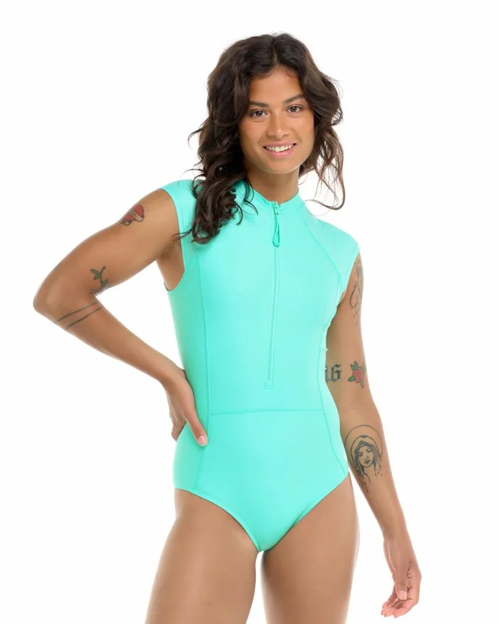 Body Glove OnePieces Smoothies Manny OnePiece Swimsuit 8211 Sea Mist 8211 Women Body Glove OnePieces Smoothies Manny OnePiece Swimsuit 8211 Sea Mist 8211 Women