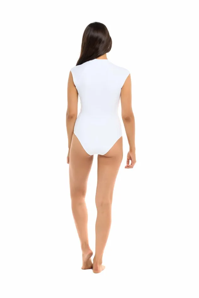 Body Glove OnePieces Smoothies Manny OnePiece Swimsuit 8211 Snow 8211 Women