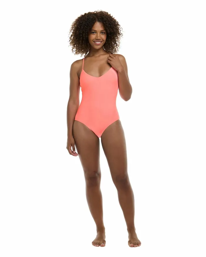 Body Glove OnePieces Smoothies Sandbar OnePiece Tank 8211 Coral 8211 Women