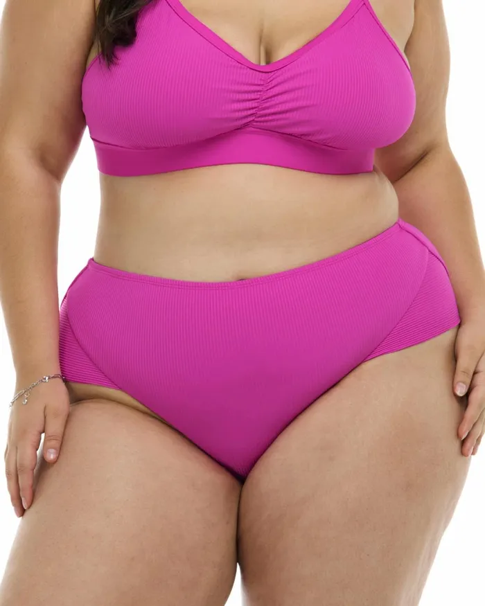 Body Glove Plus Size Swimwear Ibiza Coco Plus Size High Waisted Bikini Bottom 8211 Fuchsia 8211 Women Body Glove Plus Size Swimwear Ibiza Coco Plus Size High Waisted Bikini Bottom 8211 Fuchsia 8211 Women