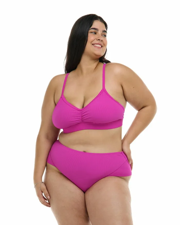 Body Glove Plus Size Swimwear Ibiza Drew Plus Size Fixed Triangle Bikini Top 8211 Fuchsia 8211 Women