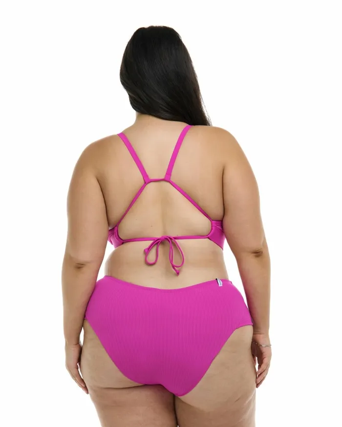 Body Glove Plus Size Swimwear Ibiza Drew Plus Size Fixed Triangle Bikini Top 8211 Fuchsia 8211 Women