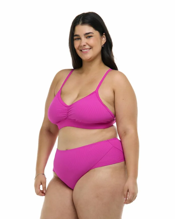 Body Glove Plus Size Swimwear Ibiza Drew Plus Size Fixed Triangle Bikini Top 8211 Fuchsia 8211 Women