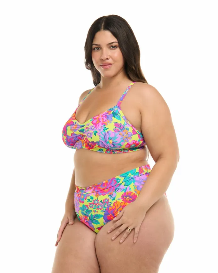 Body Glove Plus Size Swimwear Romy Drew Plus Size Fixed Triangle Bikini Top 8211 Key Lime 8211 Women