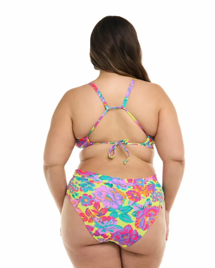 Body Glove Plus Size Swimwear Romy Drew Plus Size Fixed Triangle Bikini Top 8211 Key Lime 8211 Women