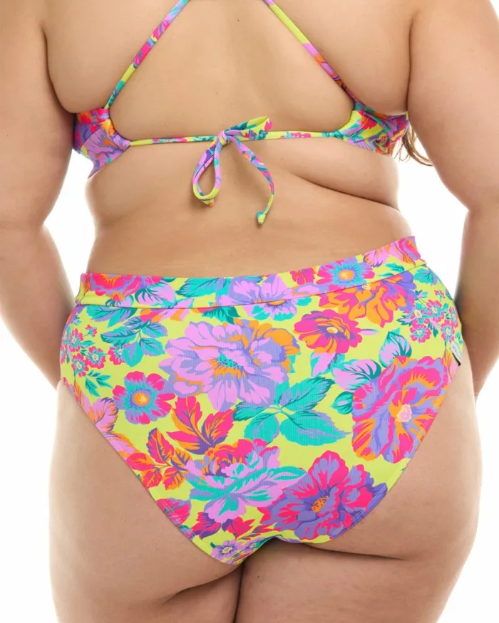 Body Glove Plus Size Swimwear Romy Marlee Plus Size HighWaist Bikini Bottom 8211 Key Lime 8211 Women