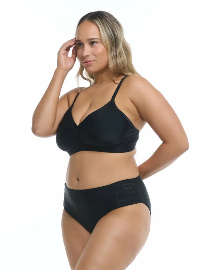 Body Glove Plus Size Swimwear Smoothies Drew Plus Size Bikini Top 8211 Black 8211 Women