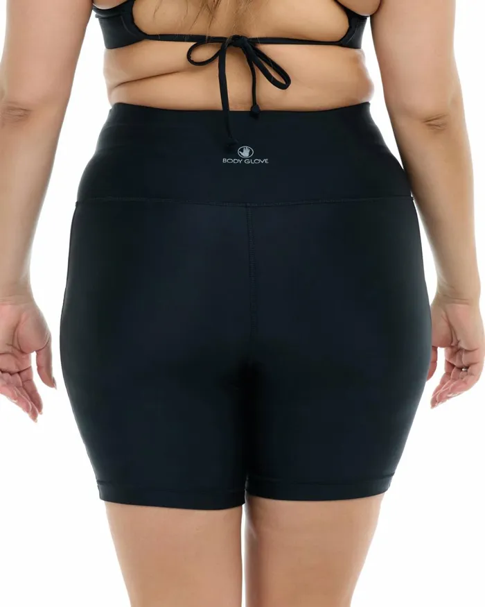 Body Glove Plus Size Swimwear Smoothies Spin Plus Size Short 8211 Black 8211 Women