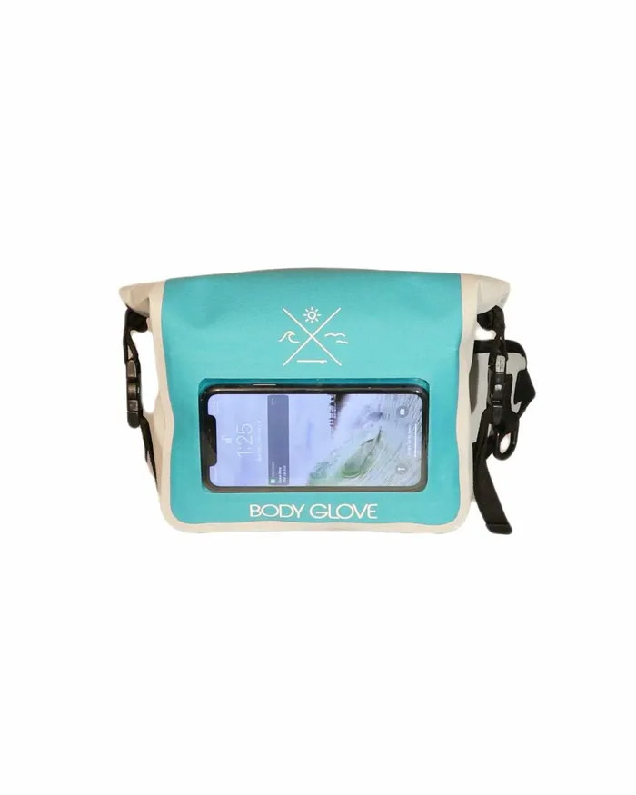 Body Glove Pumps Costa Waterproof Cell Phone Hip Pack 8211 Teal 8211 Boards