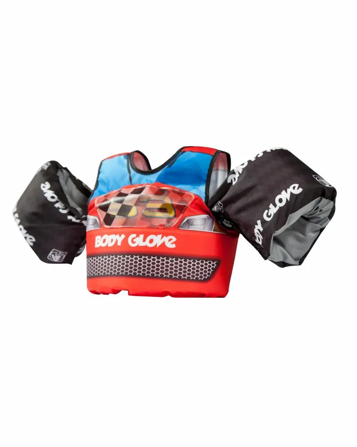 Body Glove Pumps Paddle Pals Child039s Swim Vest 8211 Cars 8211 Boards