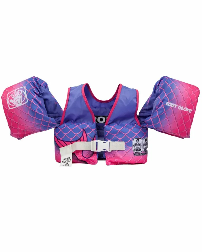 Body Glove Pumps Paddle Pals Child039s Swim Vest 8211 Mermaid 8211 Boards