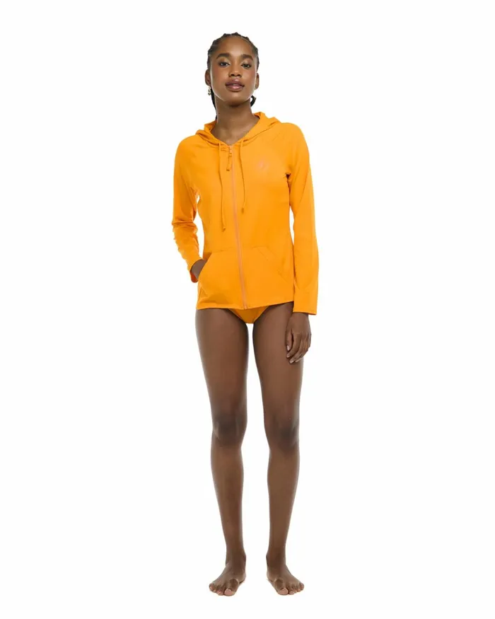 Body Glove Rash Guards Sun Protection Smoothies Barbara Hoodie Rashguard 8211 Apricot 8211 Women