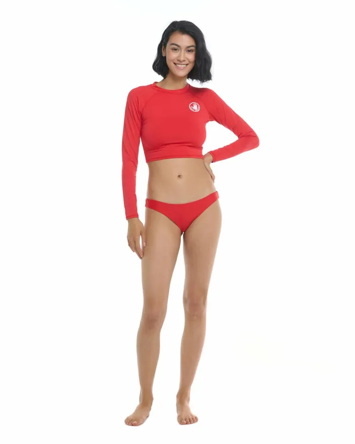 Body Glove Rash Guards Sun Protection Smoothies Let It Be CrossOver Rash Guard 8211 True 8211 Women