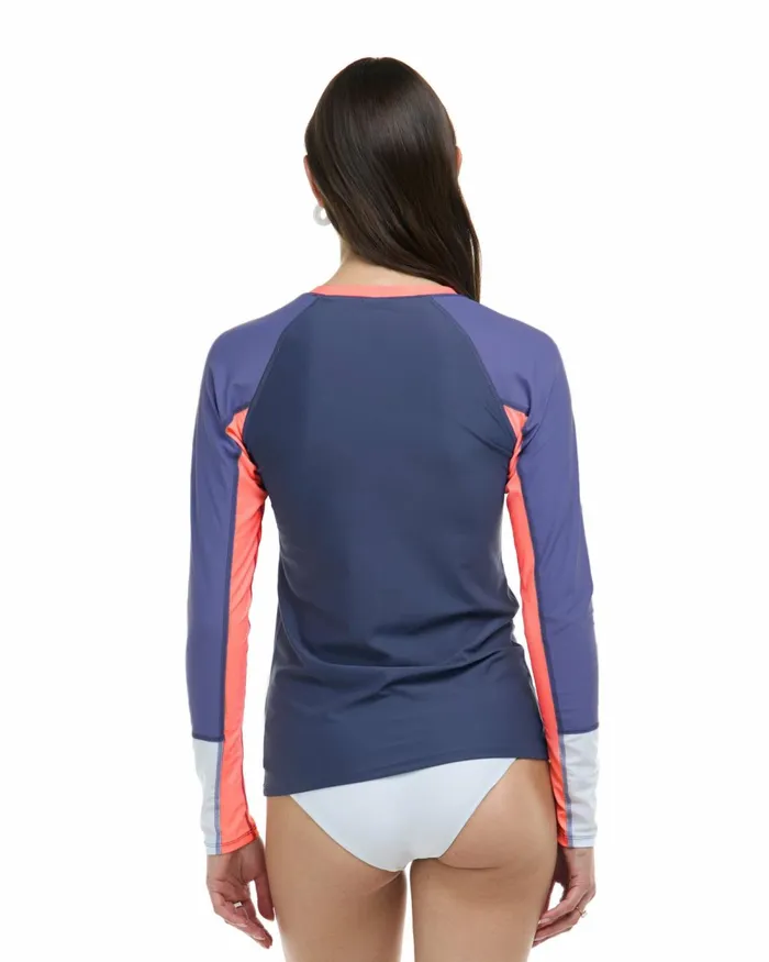 Body Glove Rash Guards Sun Protection Vibration Sleek Long Sleeve Rashguard 8211 Snow Vibration 8211 Women