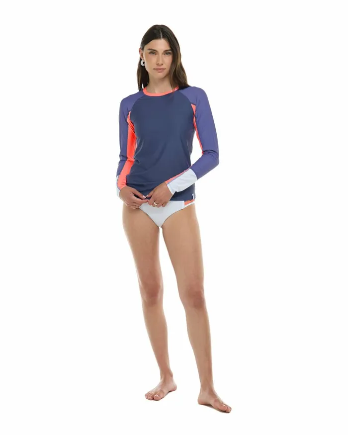 Body Glove Rash Guards Sun Protection Vibration Sleek Long Sleeve Rashguard 8211 Snow Vibration 8211 Women