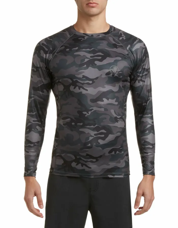 Body Glove Sun Protection Catalina UPF LongSleeve Sun Shirt 8211 Black Camo 8211 Men Body Glove Sun Protection Catalina UPF LongSleeve Sun Shirt 8211 Black Camo 8211 Men