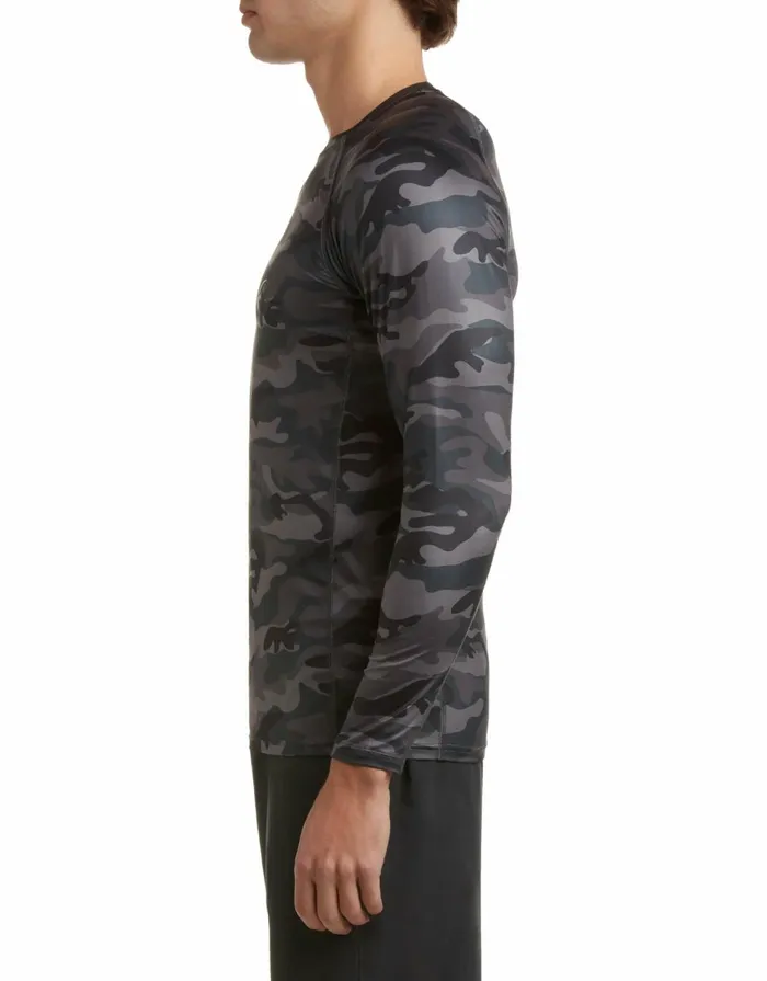 Body Glove Sun Protection Catalina UPF LongSleeve Sun Shirt 8211 Black Camo 8211 Men