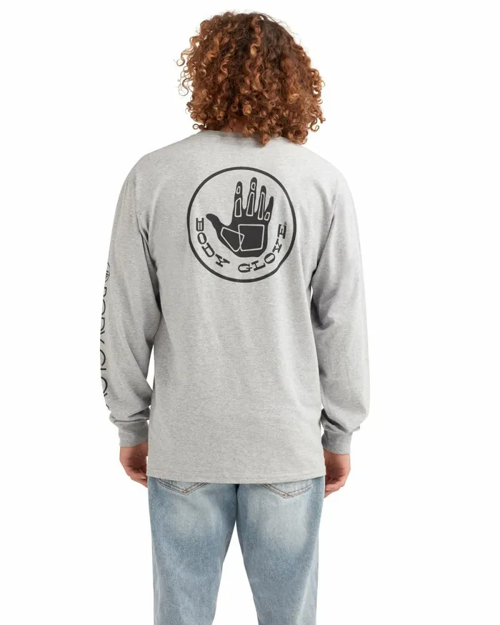 Body Glove TShirts Heritage LongSleeve TShirt 8211 Heather 8211 Men