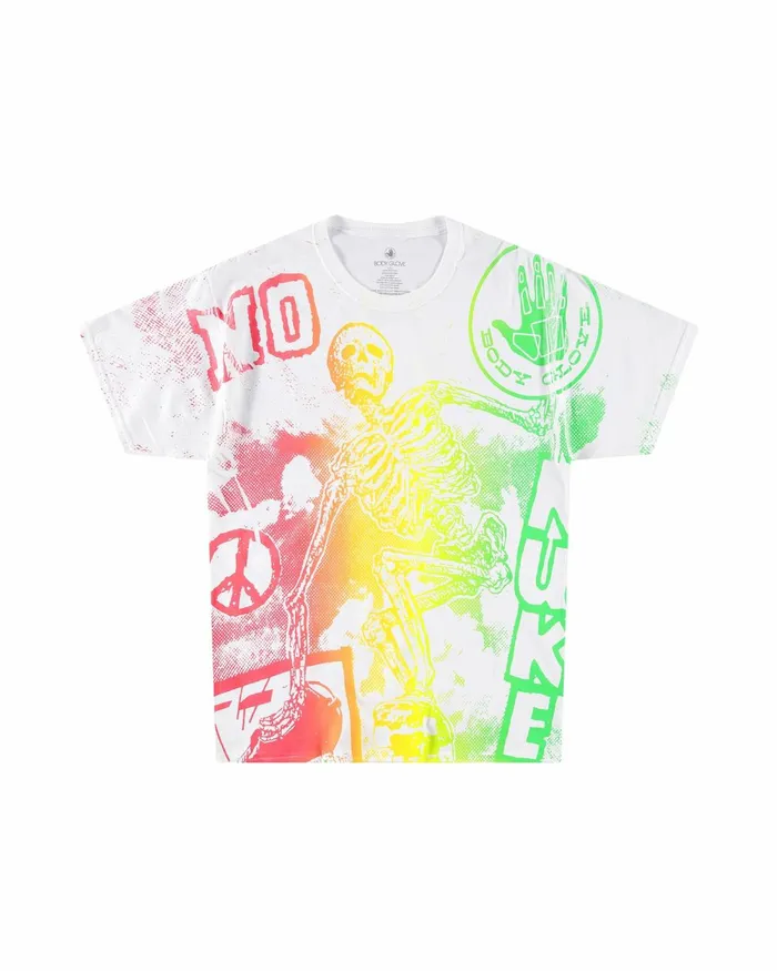 Body Glove TShirts No Nuke TShirt 8211 White 8211 Men