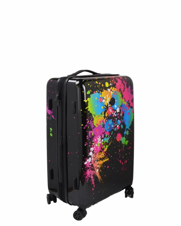 Body Glove Travel Luggage Bursts 3Piece Hardside Spinner Luggage Set 8211 Multi 8211 Accessories